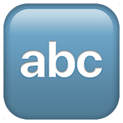 🔤 Emoji Eingabesymbol lateinische Buchstaben Apple iOS 10.3.