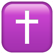 Emoji ✝️ Croce Latina su Apple iOS 10.3.
