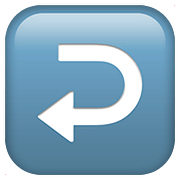 Emoji ↩️ Freccia Curva A Sinistra su Apple iOS 10.3.