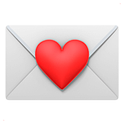 Émoji 💌 Lettre D’amour sur Apple iOS 10.3.