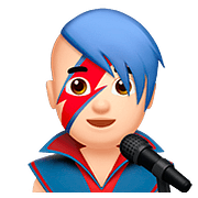 👨🏻‍🎤 Emoji Cantante Hombre: Tono De Piel Claro en Apple iOS 10.3.