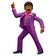 🕺🏾 Emoji Hombre Bailando: Tono De Piel Oscuro Medio en Apple iOS 10.3.