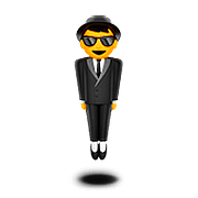 🕴️ Emoji schwebender Mann im Anzug Apple iOS 10.3.