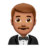 🤵🏽 Emoji Pessoa De Smoking: Pele Morena na Apple iOS 10.3.
