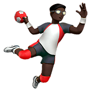 Émoji 🤾🏿‍♂️ Handballeur : Peau Foncée sur Apple iOS 10.3.