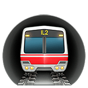 Emoji 🚇 Metropolitana su Apple iOS 10.3.
