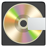 Émoji 💽 Disque D’ordinateur sur Apple iOS 10.3.