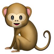 Emoji 🐒 Scimmia su Apple iOS 10.3.