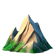 Émoji ⛰️ Montagne sur Apple iOS 10.3.