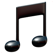 Émoji 🎵 Note De Musique sur Apple iOS 10.3.