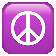 Émoji ☮️ Symbole De Paix sur Apple iOS 10.3.