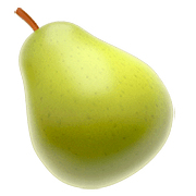 Émoji 🍐 Poire sur Apple iOS 10.3.