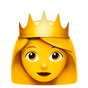 Émoji 👸 Princesse sur Apple iOS 10.3.