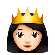 Emoji 👸🏻 Principessa: Carnagione Chiara su Apple iOS 10.3.