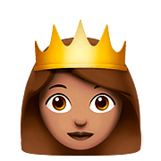 👸🏽 Emoji Princesa: Tono De Piel Medio en Apple iOS 10.3.
