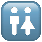 Emoji 🚻 Simbolo Dei Servizi Igienici su Apple iOS 10.3.