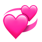 💞 Emoji kreisende Herzen Apple iOS 10.3.