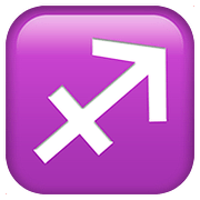 Emoji ♐ Segno Zodiacale Del Saggitario su Apple iOS 10.3.