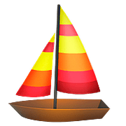Emoji ⛵ Barca A Vela su Apple iOS 10.3.