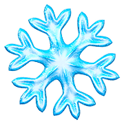Emoji ❄️ Fiocco Di Neve su Apple iOS 10.3.