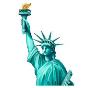 Emoji 🗽 Statua Della Libertà su Apple iOS 10.3.