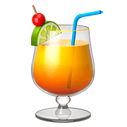 Émoji 🍹 Cocktail Tropical sur Apple iOS 10.3.