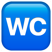Emoji 🚾 Simbolo Del WC su Apple iOS 10.3.