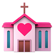 Emoji 💒 Chiesa Per Matrimonio su Apple iOS 10.3.