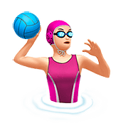 🤽🏻‍♀️ Emoji Wasserballspielerin: helle Hautfarbe Apple iOS 10.3.