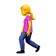 🚶‍♀️ Emoji Mujer Caminando en Apple iOS 10.3.