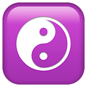 Émoji ☯️ Yin Yang sur Apple iOS 10.3.