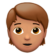 Émoji 🧑🏽 Adulte : Peau Légèrement Mate sur Apple iOS 11.2.