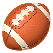 Emoji 🏈 Football Americano su Apple iOS 11.2.