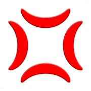 Émoji 💢 Symbole De Colère sur Apple iOS 11.2.