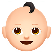 Émoji 👶🏻 Bébé : Peau Claire sur Apple iOS 11.2.