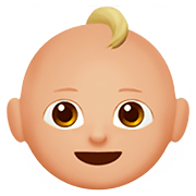 Emoji 👶🏼 Neonato: Carnagione Abbastanza Chiara su Apple iOS 11.2.