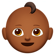 👶🏾 Emoji Bebé: Tono De Piel Oscuro Medio en Apple iOS 11.2.