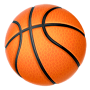 Émoji 🏀 Basket sur Apple iOS 11.2.