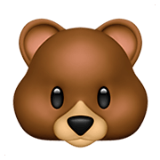Emoji 🐻 Orso su Apple iOS 11.2.