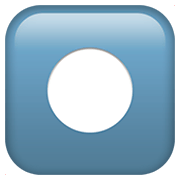 Émoji ⏺️ Bouton Enregistrer sur Apple iOS 11.2.
