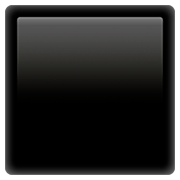 Emoji ⬛ Quadrato Nero Grande su Apple iOS 11.2.