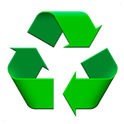 Émoji ♻️ Symbole Recyclage sur Apple iOS 11.2.
