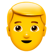 👱‍♂️ Emoji Homem: Cabelo Loiro na Apple iOS 11.2.