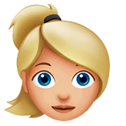 👱🏼‍♀️ Emoji Mujer Rubia: Tono De Piel Claro Medio en Apple iOS 11.2.