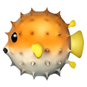 Emoji 🐡 Pesce Palla su Apple iOS 11.2.