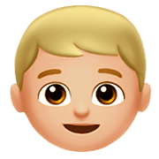 👦🏼 Emoji Niño: Tono De Piel Claro Medio en Apple iOS 11.2.