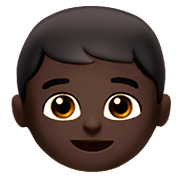 👦🏿 Emoji Menino: Pele Escura na Apple iOS 11.2.