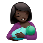 🤱🏿 Emoji Lactancia Materna: Tono De Piel Oscuro en Apple iOS 11.2.