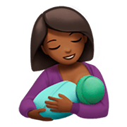 🤱🏾 Emoji Lactancia Materna: Tono De Piel Oscuro Medio en Apple iOS 11.2.