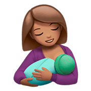 🤱🏽 Emoji Lactancia Materna: Tono De Piel Medio en Apple iOS 11.2.